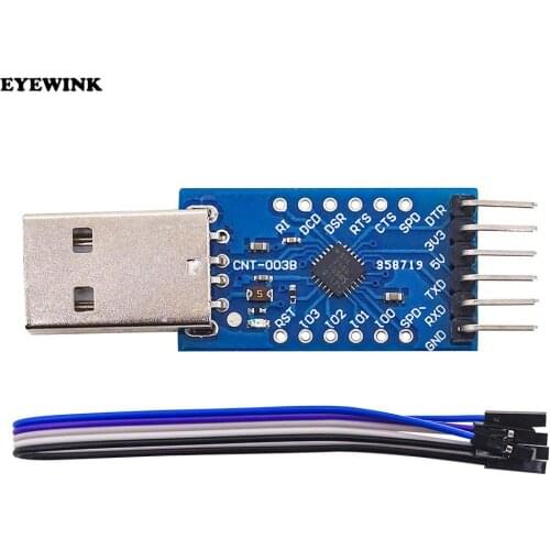 USB 2.0 to TTL UART 6PIN Module Serial Converter CP2104 STC PRGMR Replace CP2102 With Dupont Cables
