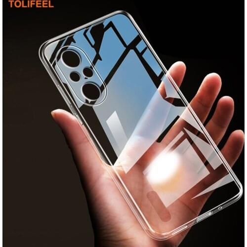 TOLIFEEL Case For Huawei Honor 50 Pro 50 SE Soft Silicone TPU Clear Fitted Bumper Cover For Honor 50 50SE Transparent Back Case