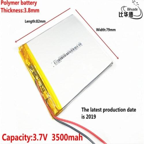 Good Qulity For the 2019 3.7V,3500mAH 387982 Polymer lithium ion / Li-ion battery for tablet pc 7 inch 8 inch 9inch