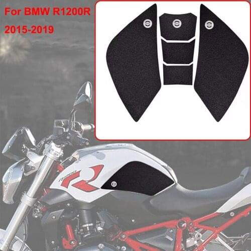 For BMW R1200R R 1200 R 2015 2016 2017 2018 2019 Motorcycle PVC Fuel Tank Traction Side Knee Grip Decal Stickers Protective Pad