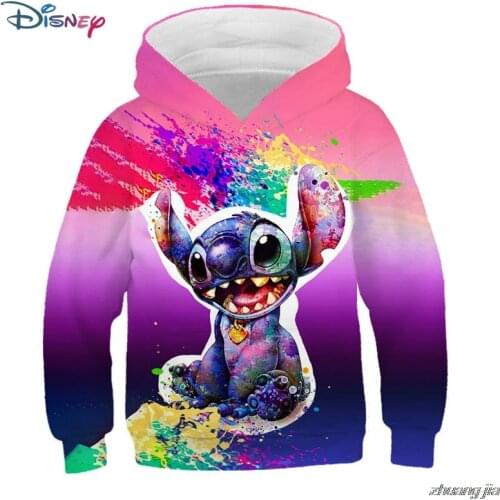 New Fashion Casual Lilo Stitch Hoodies 3D Printed Sweatshirts Men Women Children Pullover Long Sleeve Streetwear Boy Girl Coat