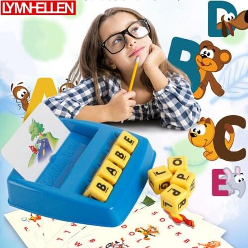 Early Education Childrens Puzzle Toys Game Alphabet Matching Spelling Words Happy Learn English Parent-child Interaction Gifts