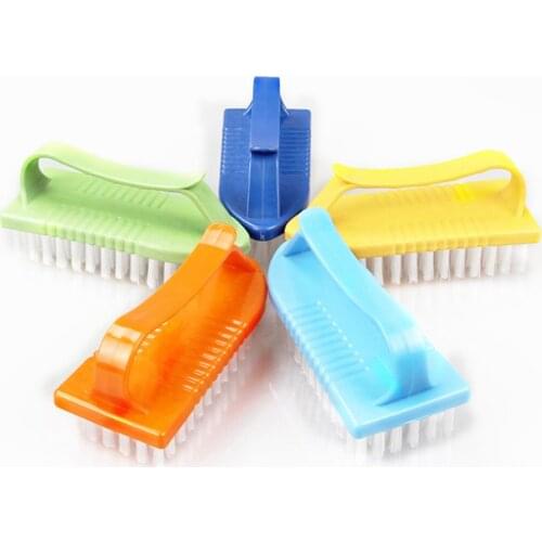Plastic Soft Hair Cleaning Brush Household Multifunction Clothes/Shoes/Floor/Bathtub/Pool Scrubbing Brush with Handle