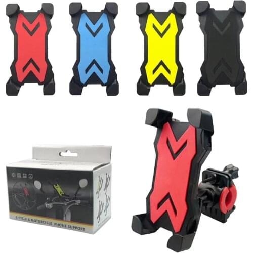 Portable Bicycle Motorcycle Car Phone Holder for 3.5-7 inch for Mobile Phone Bike Motorcycle Navigation Phone Bracket Handsfree