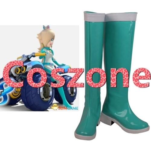 Mario Kart Princess Rosalina Cosplay Shoes Boots Halloween Cosplay Costume Accessory