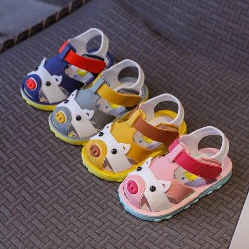 Infant Casual Sandals Kids Toddler Baby Walking Shoes Summer Little Girls Boys Closed -Toe Beach Sandals SBA011
