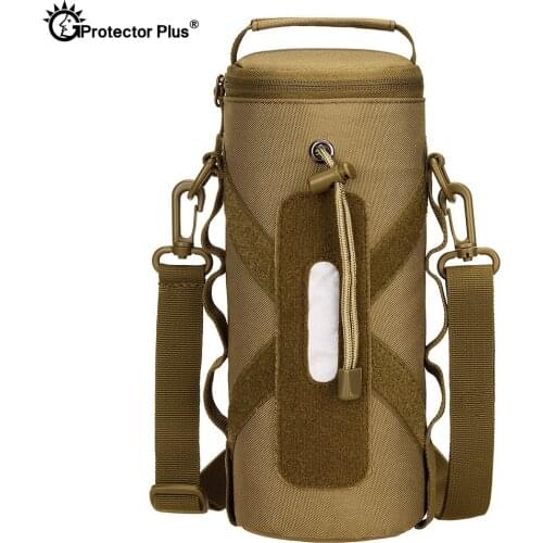 PROTECTOR PLUS 1000ml Tactical Molle Accessories Water Bottle bag Military Camo Army Ourdoor Travel Camping Hiking Kettle Pouch