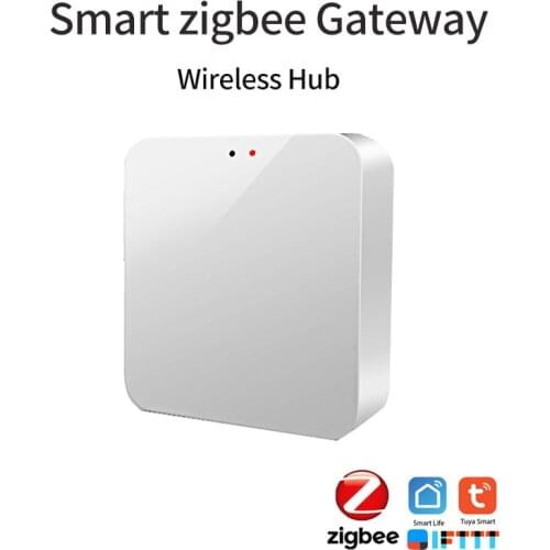 Tuya ZigBee Smart Gateway Hub Smart Home Bridge Smart Life APP Wireless Remote Controller Works with Alexa Google Home