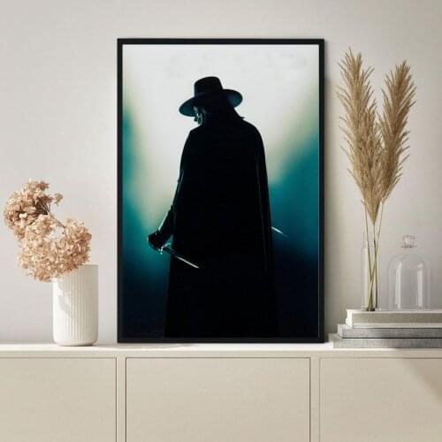 V for Vendetta Movie Poster Canvas Print Wall Painting Home Decoration