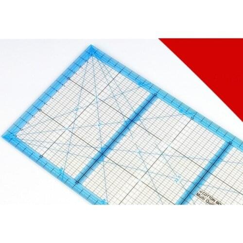 Japan COTTON BOLL Multi Quilting Ruler Machine & Hand quilt for sewing & pieces Cutting work 30CM/60CM