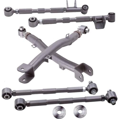 6PCS Rear Lateral Link + Trailing Arm For Subaru Impreza WRX/ STi GDA/ GDBC/ GGA (GD/ GG) 2002-2007 Control Arm