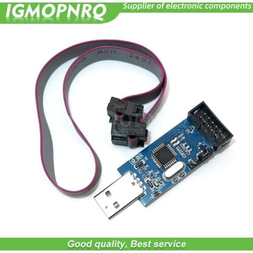 1pcs USBASP USBISP AVR Programmer USB ISP USB ASP ATMEGA8 ATMEGA128 Support Win7 64K IGMOPNRQ