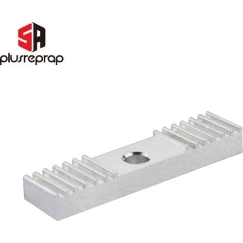 10PCS Reprap DIY GT2 Timing Belt Fixing Piece Aluminum Alloy Tooth Pitch 2mm Clamp Fixed Clip 9*40mm for 3D Printer Parts