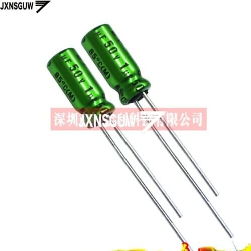 10PCS NICHICON MUSE BP 50V1UF 5X11MM Green Non Polar 1uf/50v Audio Electrolytic Capacitor ES 50V 1UF MUSE-BP