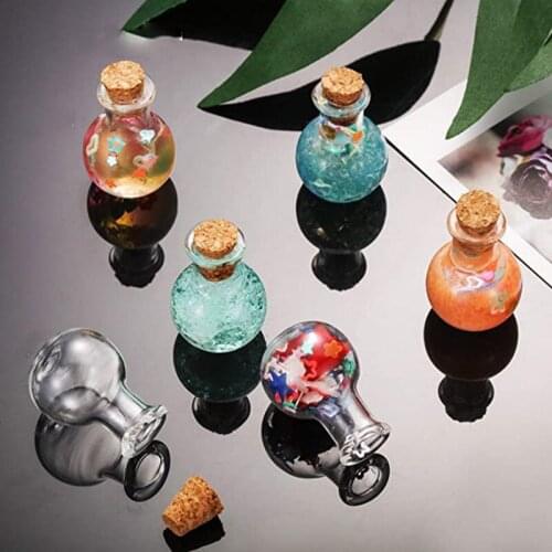 10/30/50Pcs Mini Glass Bottle Drifting Bottles Wedding Birthday Party Wishing Bottles with Cork Stoppers for DIY Art Crafts