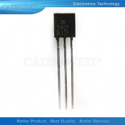 100pcs/lot=50pairs ( 50pcs 2N5401 + 50pcs 2N5551 ) 5551 5401 TO-92 In Stock