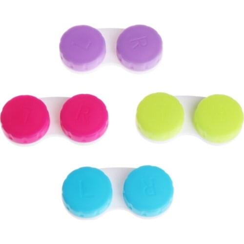 4pcs Contact Lenses Box Lens Case Care Travel Kit Holder Container Wholesale 649C