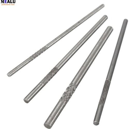 4 PCS Threw the optical axis bead knife axis DIY Tools Drill Bit The total length 50mm woodworking