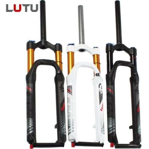 LUTU Damping Adjustment Fork 26/27.5/29 inches Mountain Bike Suspension Gas Front Forks Bicycle Parts