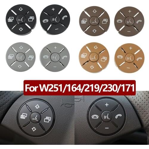 Car Multi-function Steering Wheel Push Buttons For Mercedes Benz R ML GL CLS SL SLK SLR Class W251 W164 W219 W230 W171 2007-2017