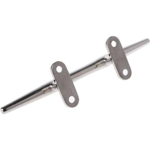 Base Boat Dock Deck Rope Cleat Marine Bollard Yacht Stainless Steel 8"/10"/12" Dropship