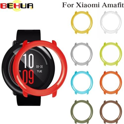 Colorful Protective Frame Cover for HUAMI AMAZFIT pace Smart Watch Hard PC Shell Case for Xiaomi Amazfit Watch Accessories Cases