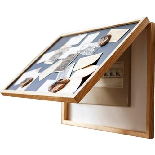 Wooden Electric Meter Box Decorative Cover Magnetic Message Board Rustic Farmhouse Living Room Decor Repisas Christmas Gift E5ZS