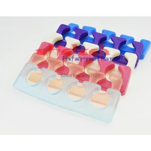 By dhl or ems 200 pairs 2pcs/pair many Color Silicone Soft Form Toe Separator/Finger Spacer For Manicure
