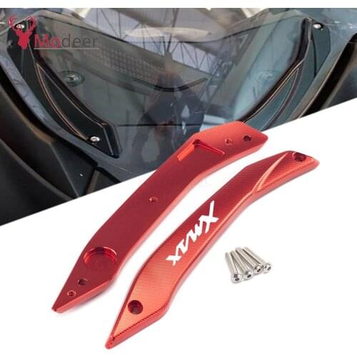 For YAMAHA XMAX 125/300/400 Techmax 2020 XMAX125 XMAX300 XMAX400 X-MAX Windshield Deflectors Windscreens Bracket Set Protectors