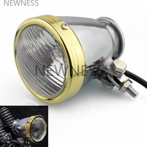 Motorcycle H4 60/55W Retro Headlight Front Head Lamp High/Low Light Lighthouse For Harley Softail Dyna Chopper Cafe Racer