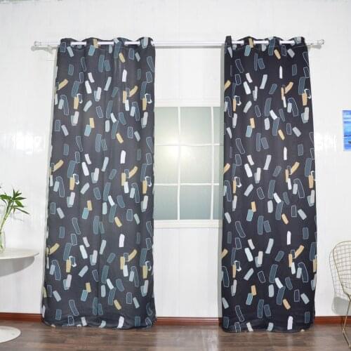 FMH 100% Blackout Curtains for the Bedroom Blinds Living Room Darkening Window Treatment Rectangular cortinas de dormitorio