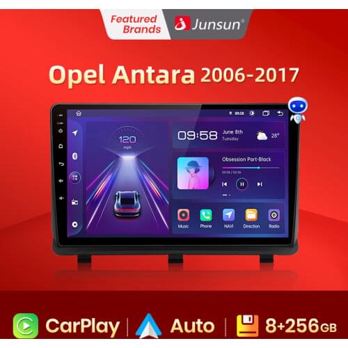 Junsun V1 Android 10.0 DSP CarPlay Car Radio Multimedia Video Player Auto Stereo GPS For Opel Antara 1 2006 - 2017 2 din dvd
