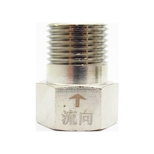 1/2" BSP Female To 1/2" BSP Male Thread Brass Check Valve One Way Non-return Valve For Water