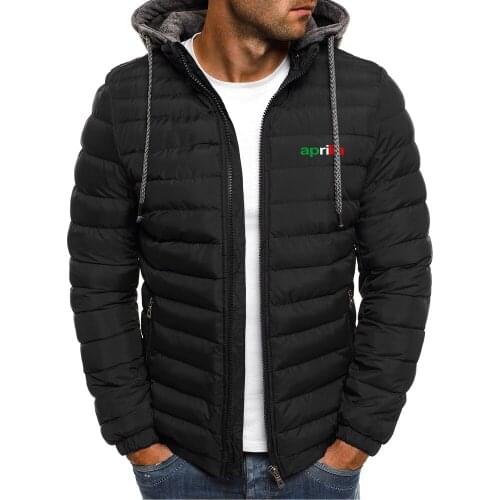 Motorcycle Aprilia 2021 Men Winter Jacket Brand Coat Padded Mens Warm Fleece Comfortable Design Decal Fashion Coats Jackets