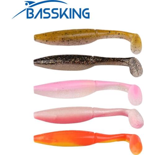 TAF 5Pcs Soft Fishing Lure 10cm 9.3g Silicone Soft Baits for Carp Fishing Isca Artificial Worm Wobblers Swimbait Pesca Peche