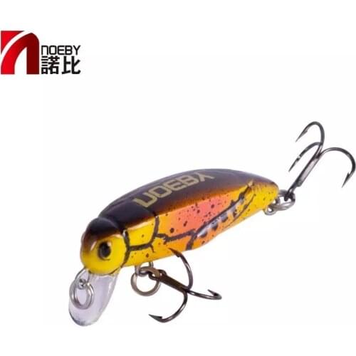 NOEBY Sinking Fishing Lure Formula Insect Particle 37mm/2g 0-0.3m Treble Hooks Leurre Dur Peche Isca Artificial