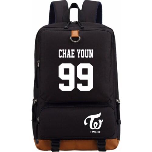 WISHOT twice kpop Star portfolio backpack schoolbag for teenagers School Bags travel Casual Laptop Bags Rucksack