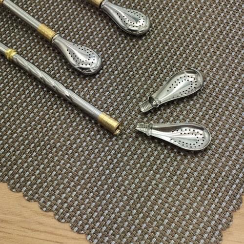 Stainless Steel Drinking Straw Bombilla Gourd Filter Yerba Mate Tea Straws Reusable Spoon Tea Tools Wholesale Bar Accessories