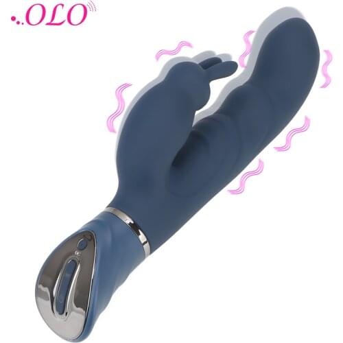 OLO 10 Speeds Vagina Clitoris Stimulator G-spot Dildo Rabbit Vibrator Female Masturbator Adult Products Sex Toy for Women
