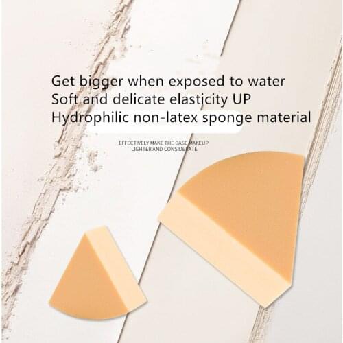 Triangle Soft Makeup Sponge Face Foundation Concealer Cream Powder Blend Smearing Puff Cosmetic Tool Cotton Pad