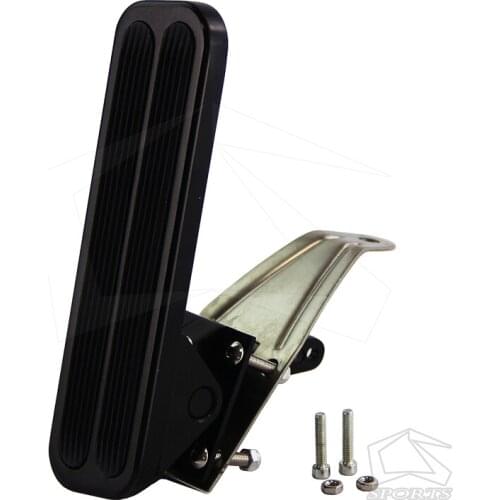 BILLET POLISHED ALUMINUM FLOOR MOUNT GAS THROTTLE PEDAL FIT FOR CHEVY FORD MOPAR