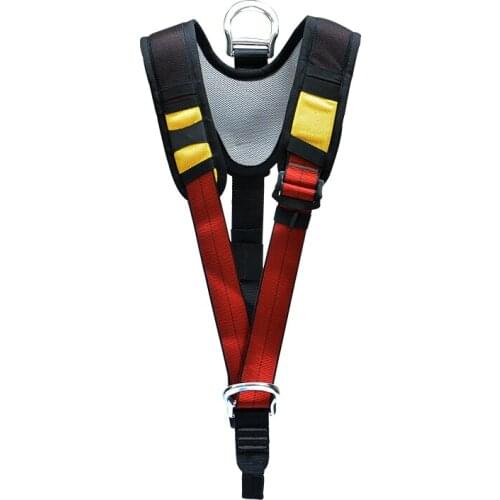 SeekGist Protection Equipment Upper Body Seat Belt Shoulder Strap Climbing Mountaineering Safety Belt for Downhill Rescue Sports