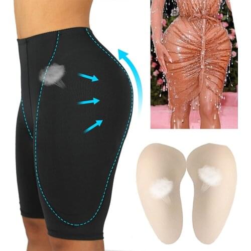 Women Sexy Hips Shaper Padded Panties Bubble Butt Underwear Hip-lifting Booty Fake Ass Hip Pads Butt Lifter Underpants