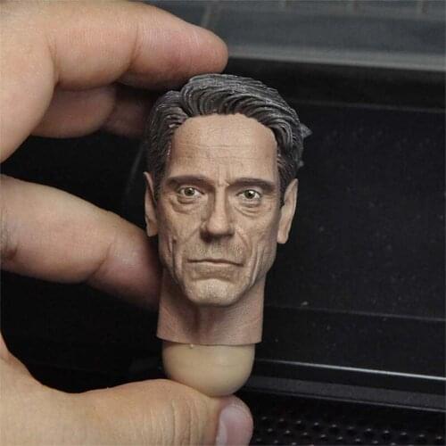 1/6 Gotham Alfred Pennyworth Head Sculpt Accessory Fit 12'' Male Action Figure Body Toys