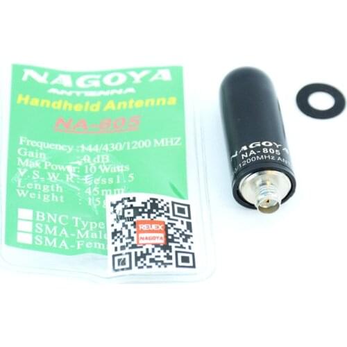 1pcs Nagoya NA-805 SMA Male / SMA Female / BNC NA805 Dual Band 144/430MHz Antenna For Kenwood Wouxun Baofeng UV-5R Walkie Talkie