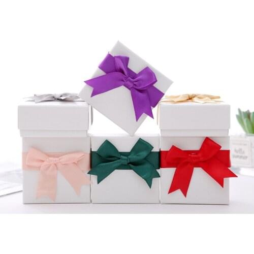 1PC Fashion Jewelry Box Bracelet Ring Necklace Gift Box Packaging Box Jewelry Accessories Women Necklace Box 2021 Hot Sale