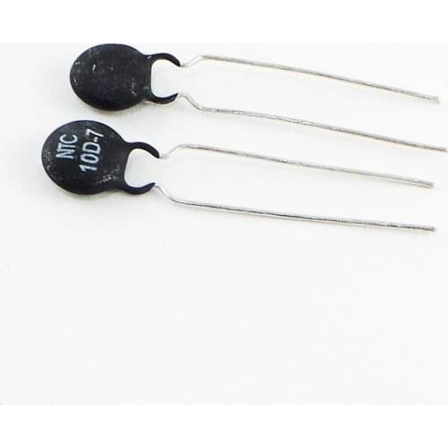 20pcs NTC Thermistor Resistor NTC 10D-7 10D7 Thermal Resistor