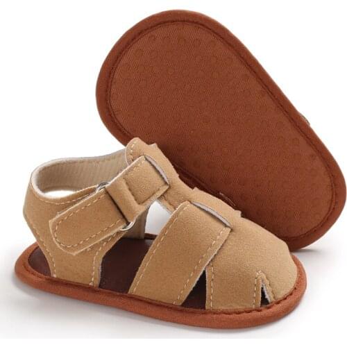 2020 Summer Baby Boys Sandals Shoes Toddler Infant New Kids Casual Leather Beach Holiday Shoes Newborn Baby Shoes For Boys 0-18M