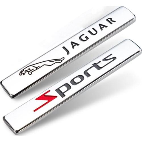 3D Metal Car Badge Sticker Auto Trunk Decal Decoration Accessories For Jaguar X-Type XE F-Type E-Pace F-Pace I-Pace XF S-Type XJ