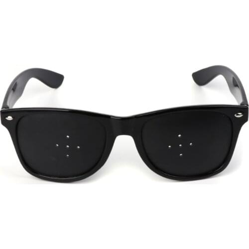 5 Holes Anti Fatigue Eyesight Vision Improve Stenopeic Glasses Eyewear